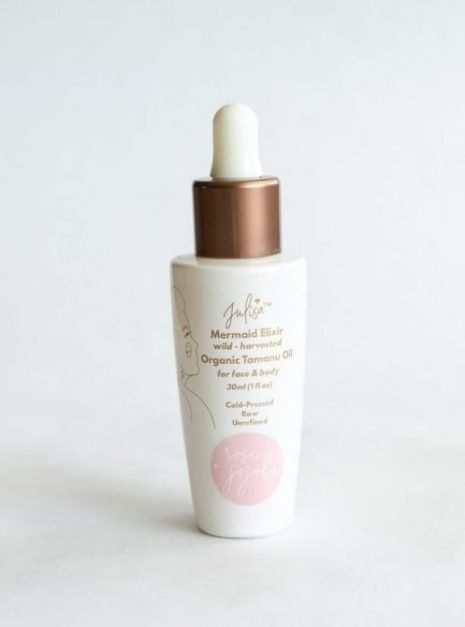 Mermaid Elixir Organic Skin Oil ‘Glass Skin’ Hydrating Blend | Rose Jojoba Tamanu 30ml JULISA.co