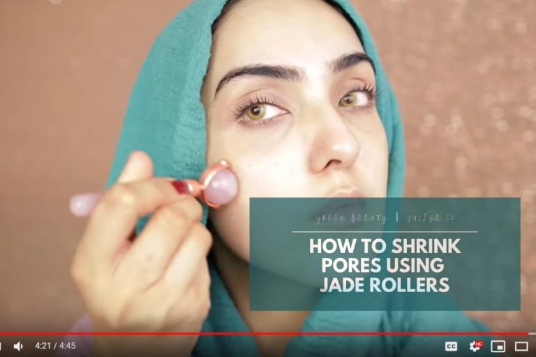 How to Shrink Pores: Deep Pore Unclogging Facial Cleanup Routine with Jade Rollers [VIDEO]