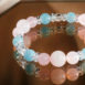 KAWA Gemstone Bracelet Aquamarine + Rose Quartz JULISA (2)
