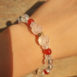 BARA Gemstone Bracelet Rose Quartz + Red Agate JULISA (1)